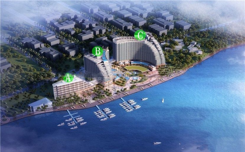 三亚天成中央海岸项目目前c栋房源在售,全款98折 均价50000元/平.