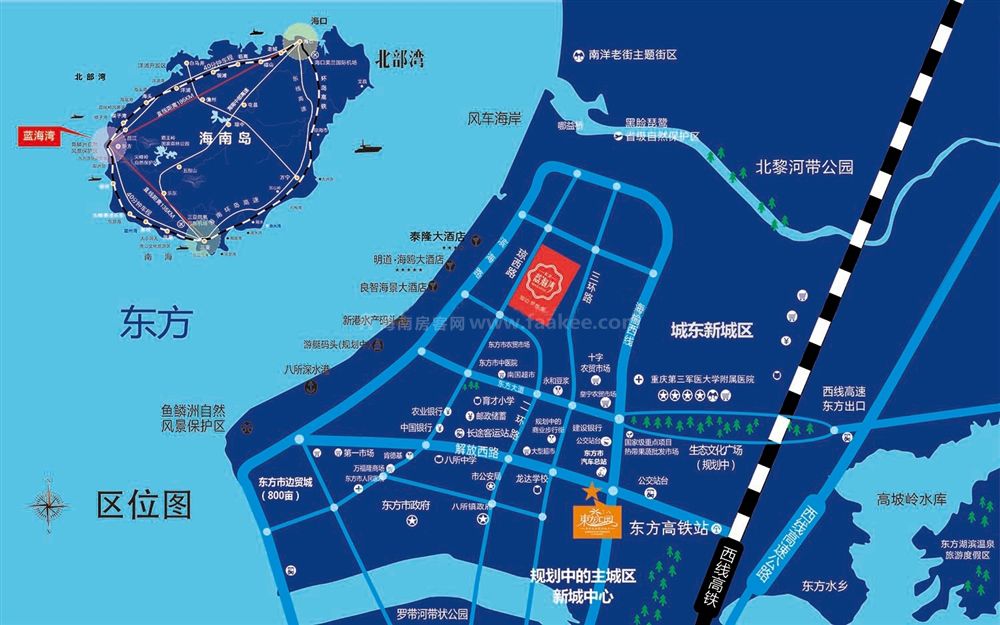 汇泽·蓝海湾交通图