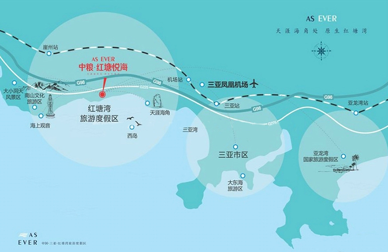 中粮·红塘悦海交通图