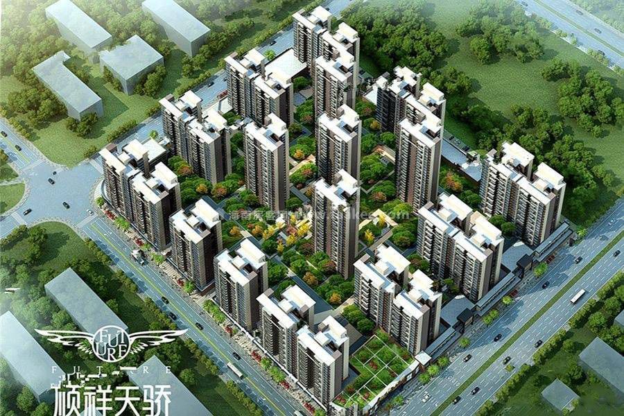 桂林顺祥天骄12#观景房源加推,唐园倾城盛放