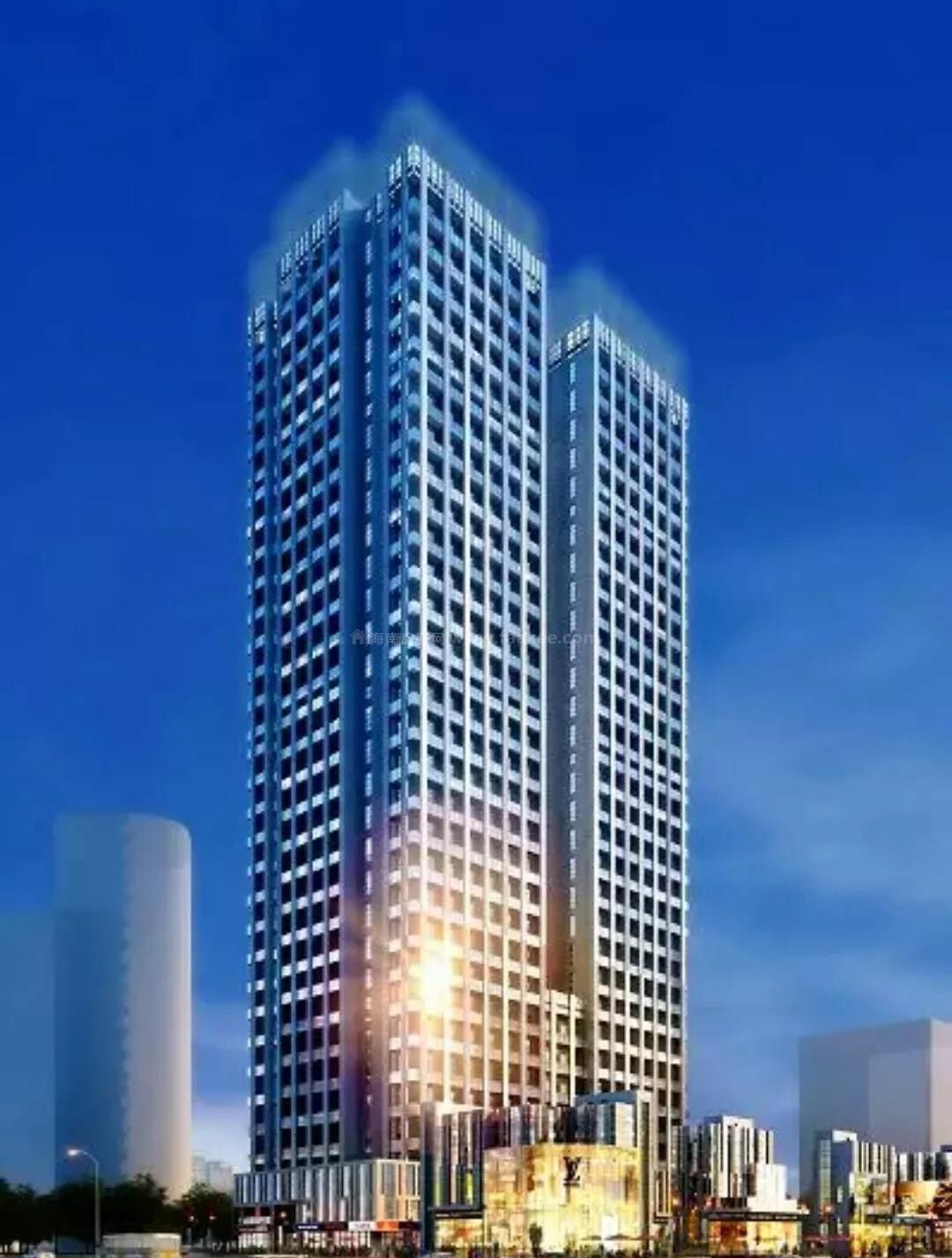 海口广粤锦泰首座在售建筑面积约58-77平米户型,均价约25000元-楼