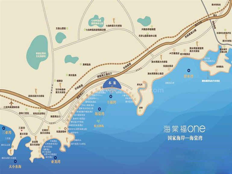 葛洲坝海棠福湾交通图