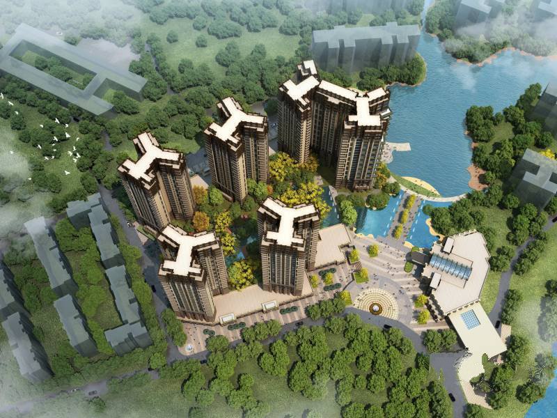 彰泰滟澜山鸟瞰图