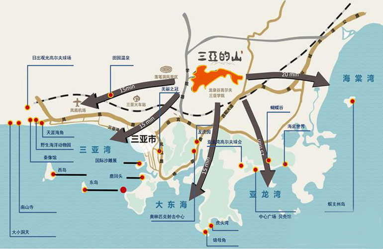 三亚 阿那亚·三亚的山主力户型在建面90㎡-280㎡之间