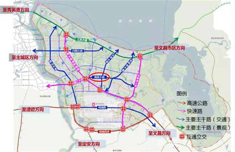 12月28日,海口江东新区海涛大道(海贸大道至东侧规划路段)项目开工