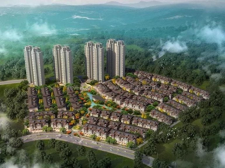 钦州滨海山与墅项目建面约68-98㎡高层户型新品加推