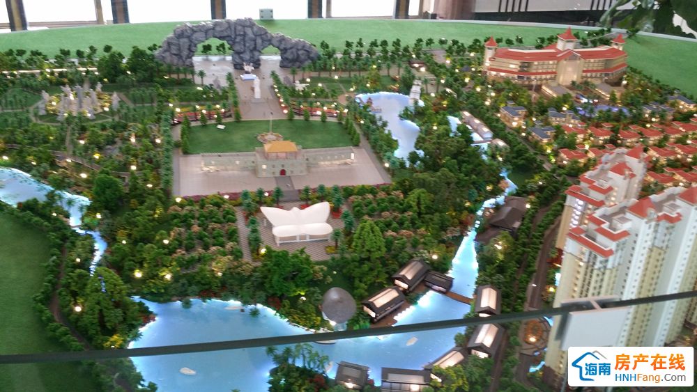 台湾风情小镇沙盘实景图