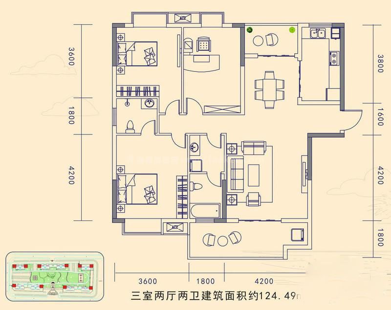 滕州和瑞园户型图图片