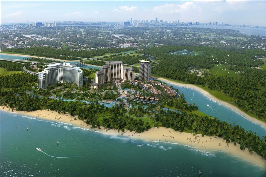 椰子洲岛效果图