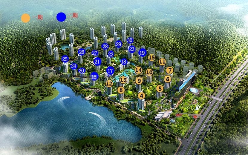 三亚一山湖二期新推一至二房户型房源 均价约23000元/平 开盘享受86折