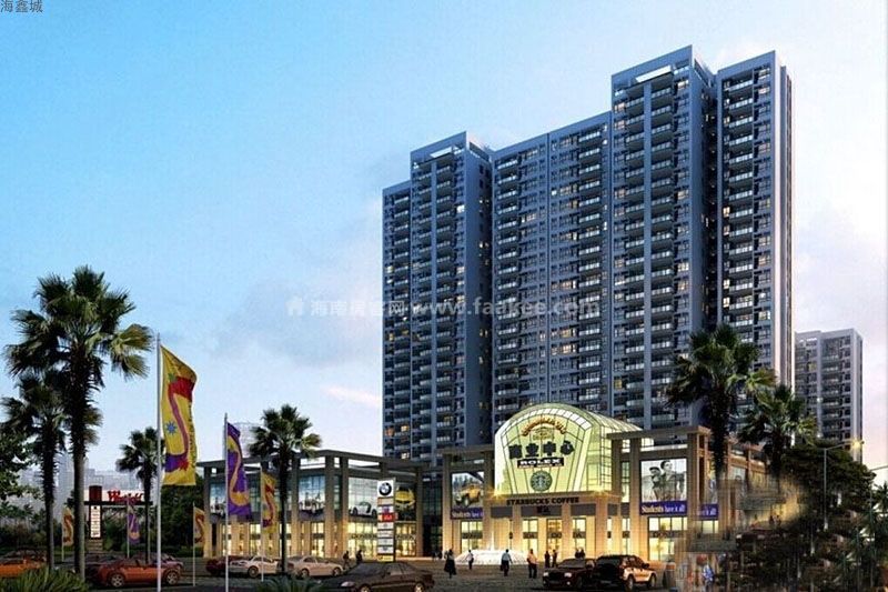 海口海鑫城项目二期8号楼a单元,b单元在售仅剩4套房源 全款87折.