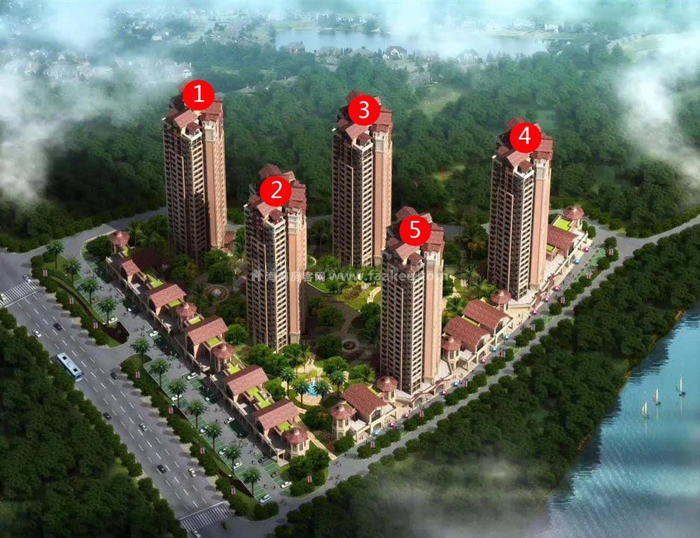 福隆丽水湾鸟瞰图