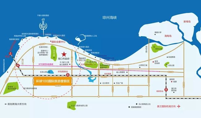 海口宝龙城位置图图片
