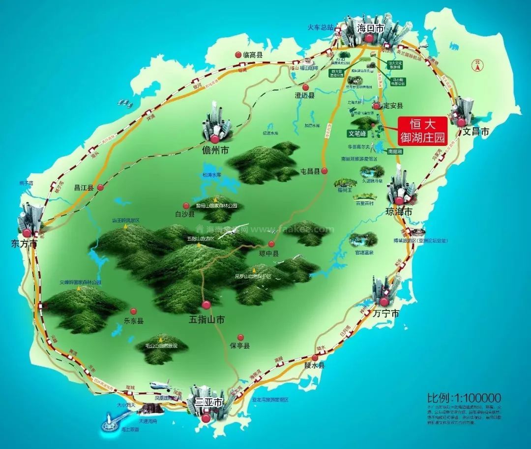 南丽湖畔,临湖而居