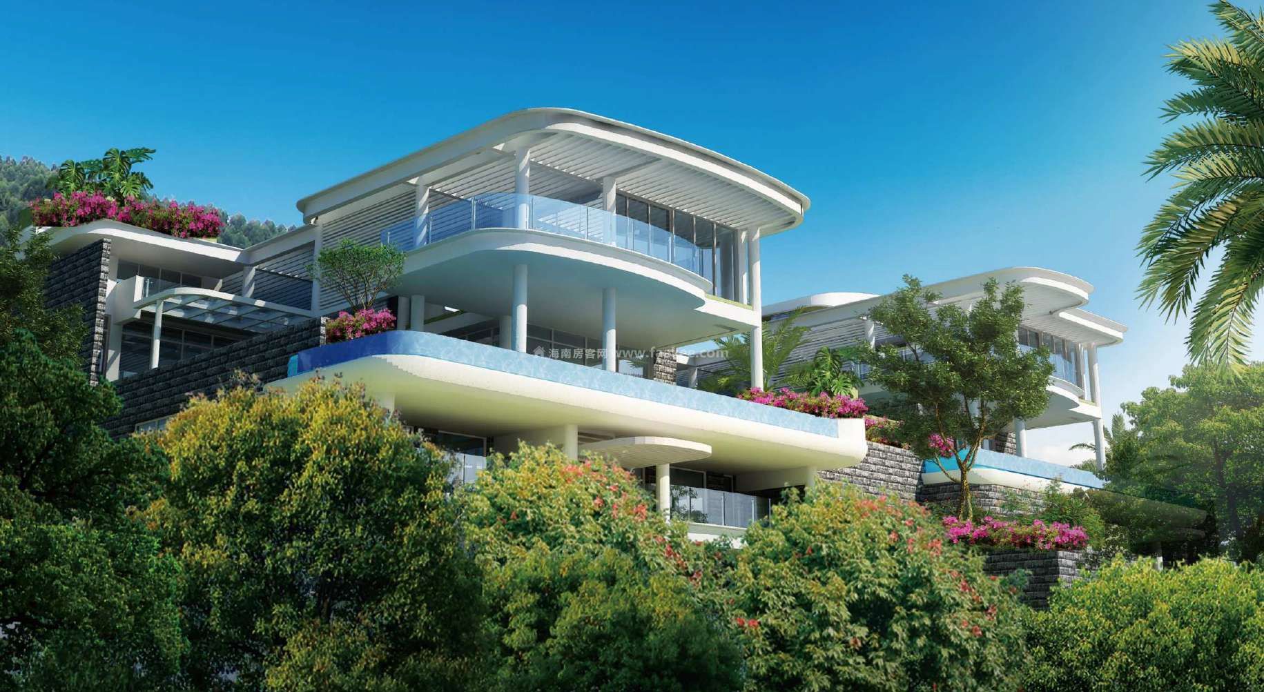 陵水融创钻石海岸半山别墅和公寓在售,均价约45000元/㎡