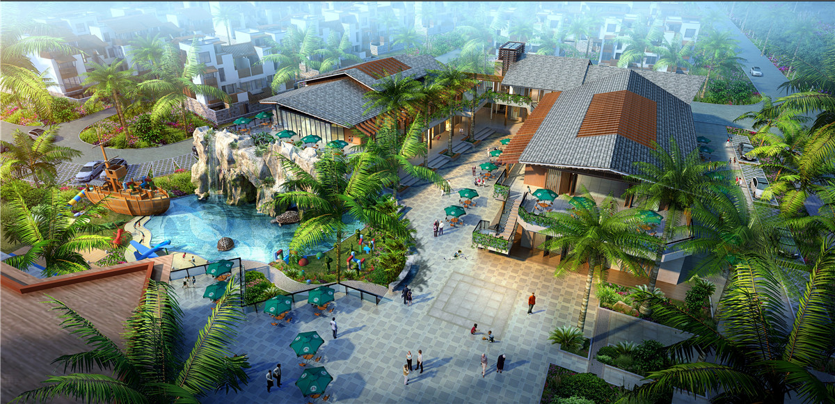 周边-会所区鸟瞰图