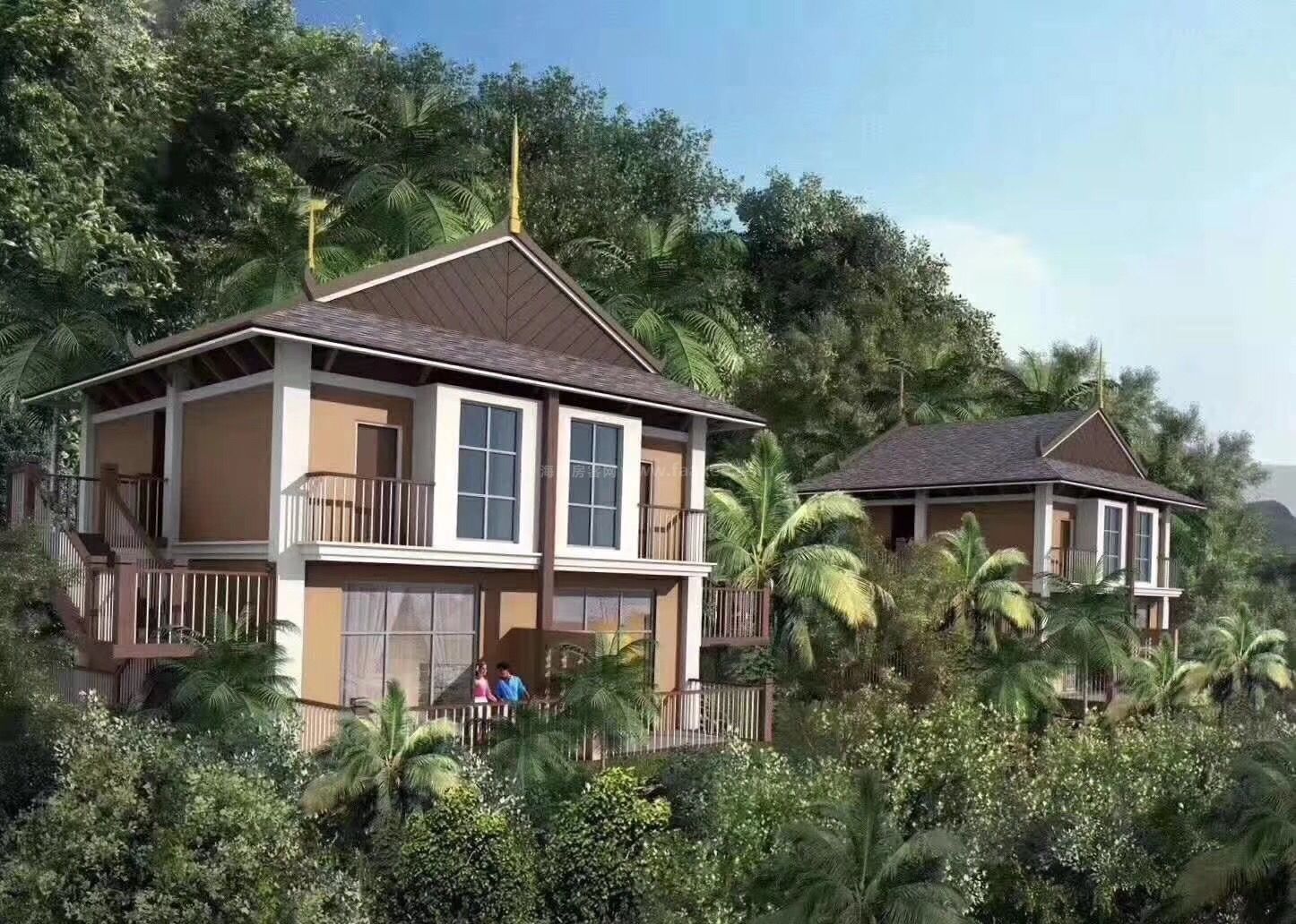 西双版纳观澜云顶半山江景别墅在售,预计2019年底交房