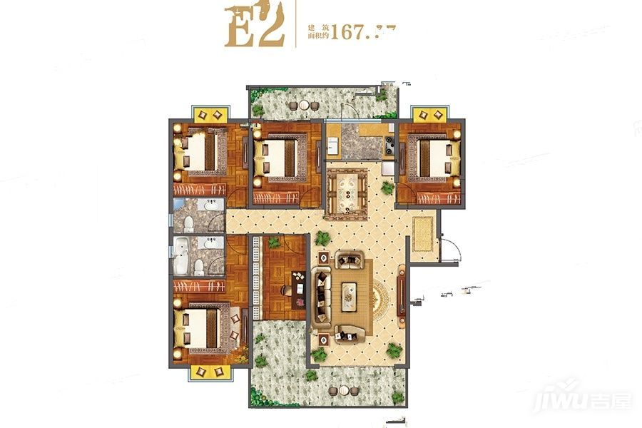 77㎡了解户型报价侨乡文化城[云南 · 大理]均价5200元/㎡