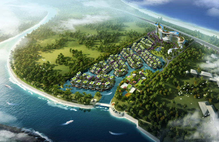 国美海棠湾鸟瞰图