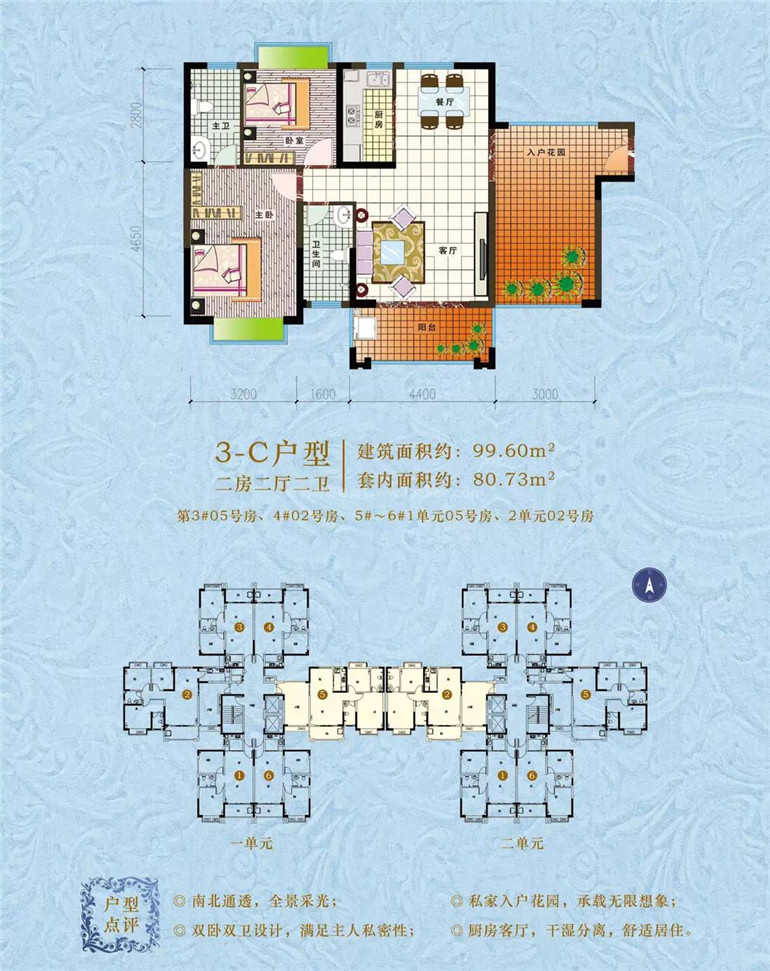 四季康城四期戶型圖