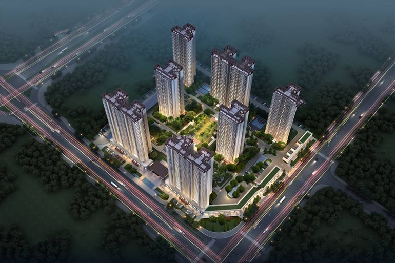 晨华公园府鸟瞰图