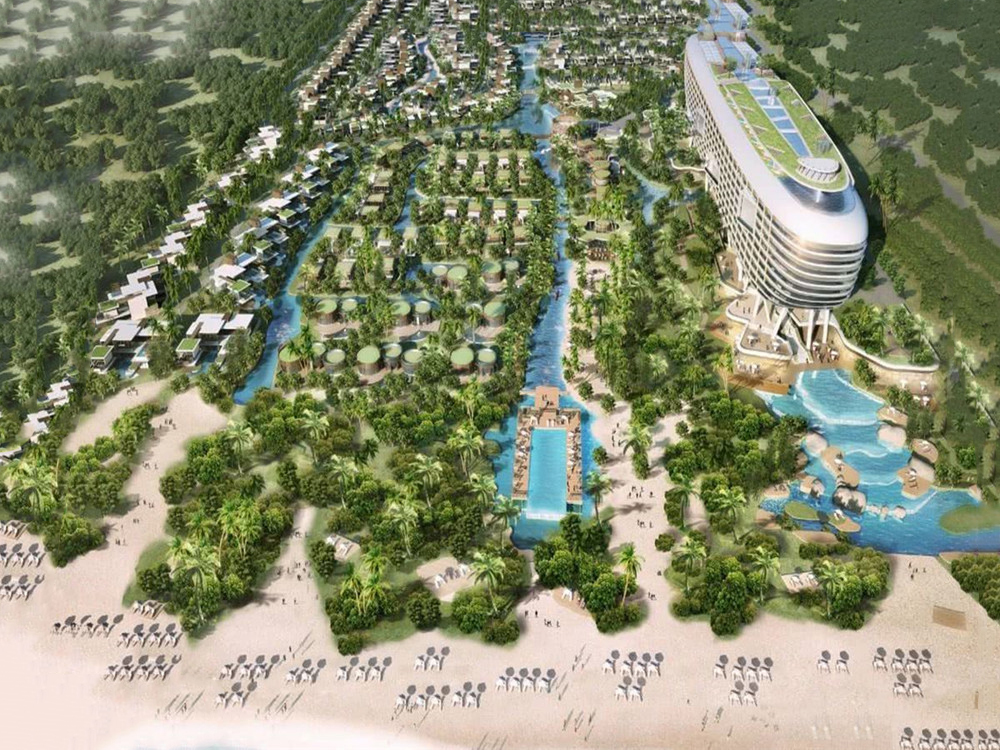 仁恒海棠湾鸟瞰图