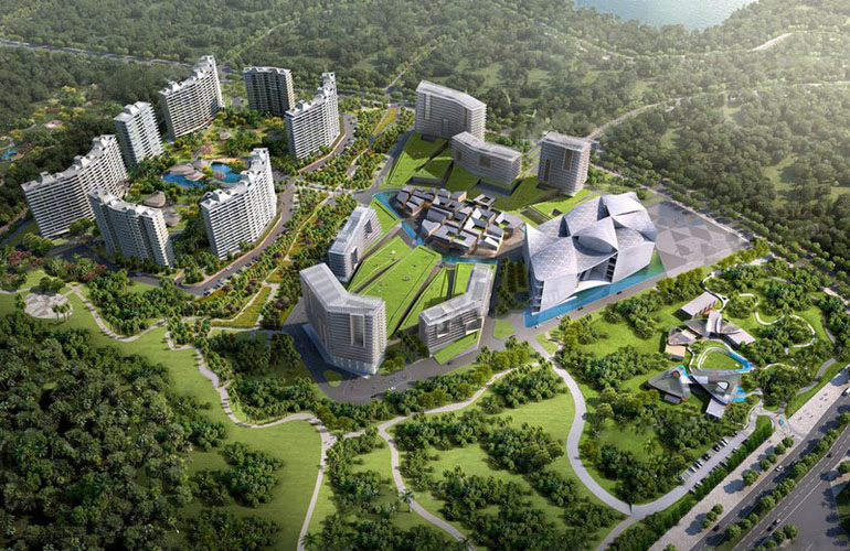 三亚艺海棠艺术综合体享受休闲优雅时光