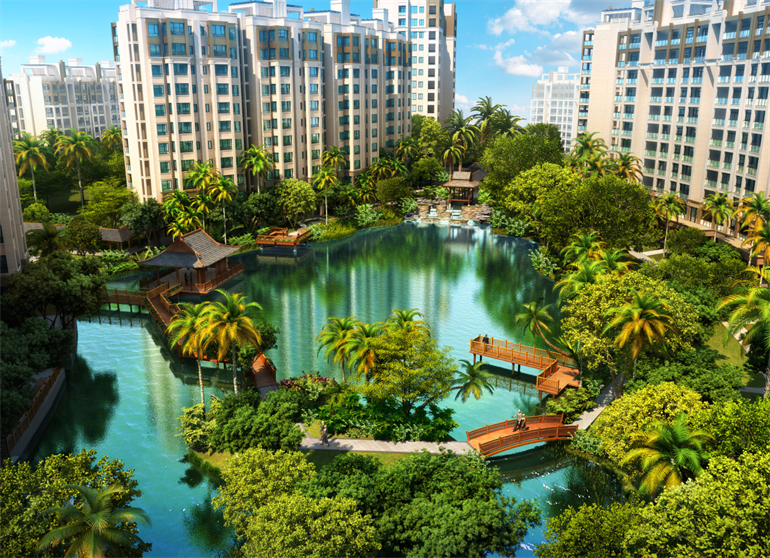 三亚华悦海棠纯板式结构住宅均价33000元㎡